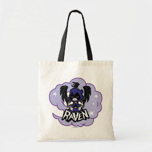 Tien Titans gaan! Raven Attack Tote Bag