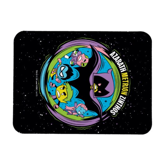 Tien Titans gaan! | Raven "Azarath Metrion Zinthos Magneet (Horizontaal)