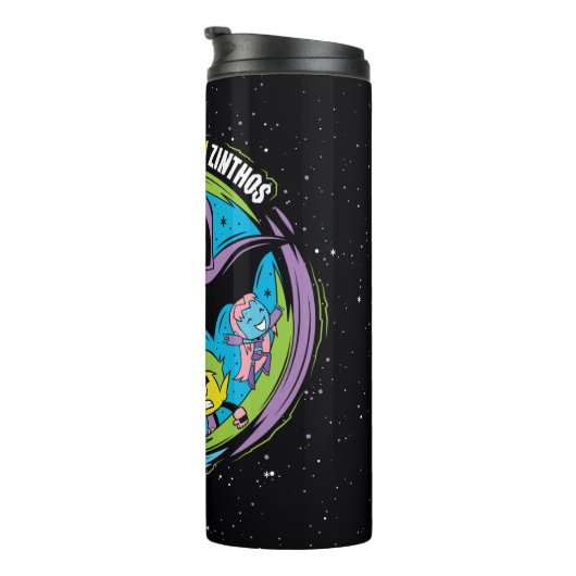 Tien Titans gaan! | Raven "Azarath Metrion Zinthos Thermosbeker (Geroteerd rechts)