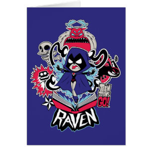 Tien Titans gaan!   Raven Demonic Powers Graphic