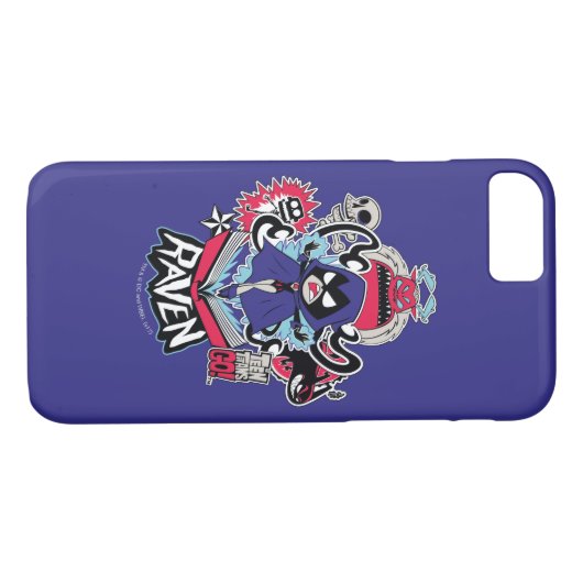 Tien Titans gaan! | Raven Demonic Powers Graphic Case-Mate iPhone Case (Achterkant (Horizontaal))