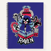 Tien Titans gaan! | Raven Demonic Powers Graphic Notitieboek (Voorkant)