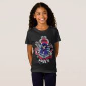 Tien Titans gaan! | Raven Demonic Powers Graphic T-shirt (Voorkant volledig)
