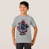 Tien Titans gaan! | Raven Demonic Powers Graphic T-shirt (Voorkant volledig)