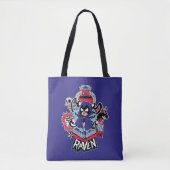 Tien Titans gaan! | Raven Demonic Powers Graphic Tote Bag (Voorkant)