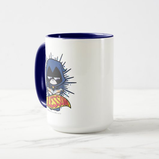 Tien Titans gaan! | Raven "Geleerde les" Mok (Voorkant links)