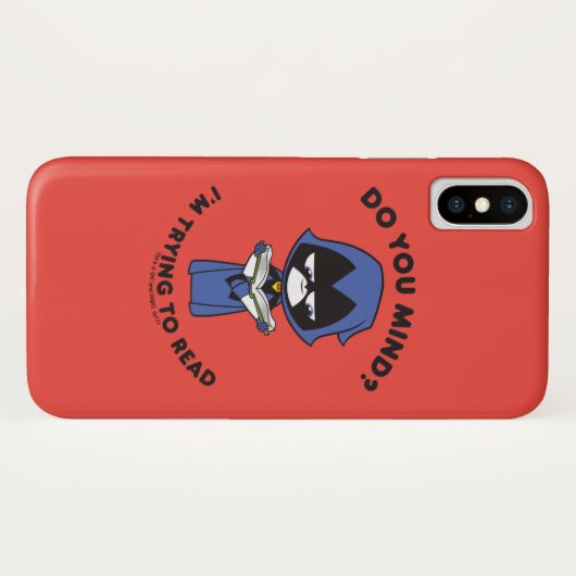 Tien Titans gaan! | Raven "Ik probeer te lezen" Case-Mate iPhone Case (Achterkant (horizontaal))
