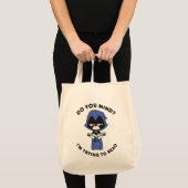Tien Titans gaan! | Raven "Ik probeer te lezen" Tote Bag (Voorkant (product))