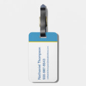 Tien Titans gaan! Raven "Truth Justice Pizza" Bagagelabel (Achterkant verticaal)