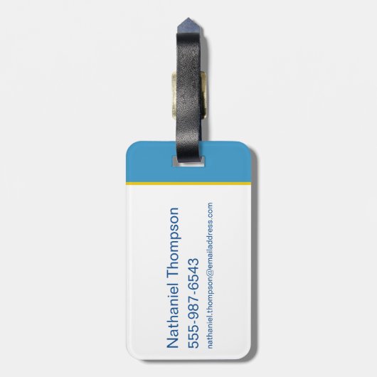 Tien Titans gaan! Raven "Truth Justice Pizza" Bagagelabel (Achterkant verticaal)