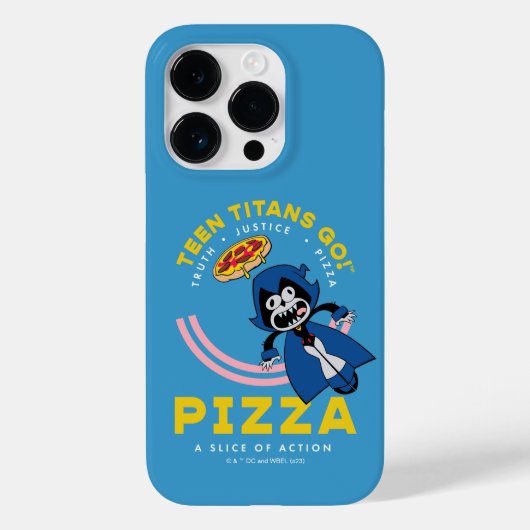 Tien Titans gaan! Raven "Truth Justice Pizza" Case-Mate iPhone Case (Achterkant)