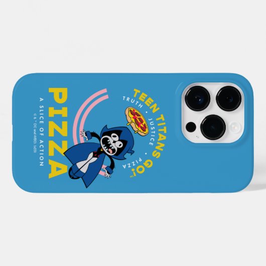 Tien Titans gaan! Raven "Truth Justice Pizza" Case-Mate iPhone Case (Achterkant (horizontaal))