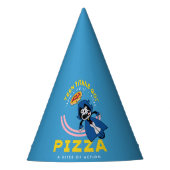 Tien Titans gaan! Raven "Truth Justice Pizza" Feesthoedjes (Voorkant)