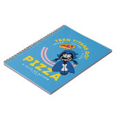 Tien Titans gaan! Raven "Truth Justice Pizza" Notitieboek (Linkerzijde)