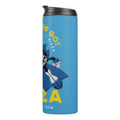 Tien Titans gaan! Raven "Truth Justice Pizza" Thermosbeker (Geroteerd rechts)