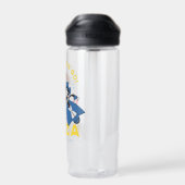 Tien Titans gaan! Raven "Truth Justice Pizza" Waterfles (Achterkant)