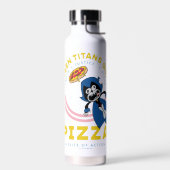 Tien Titans gaan! Raven "Truth Justice Pizza" Waterfles (Links)
