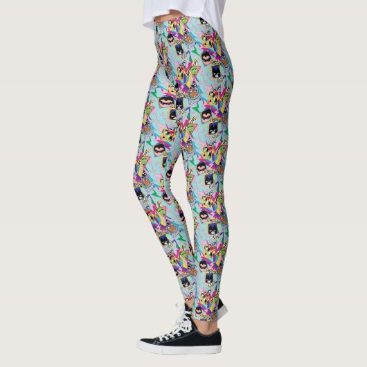 Tien Titans gaan! | Retro 90's Group Collage Leggings (Links)