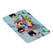 Tien Titans gaan! | Retro 90's Group Collage Magneet (Rechterzijde)