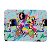 Tien Titans gaan! | Retro 90's Group Collage Magneet (Horizontaal)