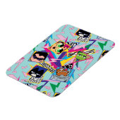 Tien Titans gaan! | Retro 90's Group Collage Magneet (Linkerzijde)