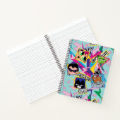 Tien Titans gaan! | Retro 90's Group Collage Notitieboek (Binnen)