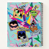 Tien Titans gaan! | Retro 90's Group Collage Notitieboek (Achterkant)