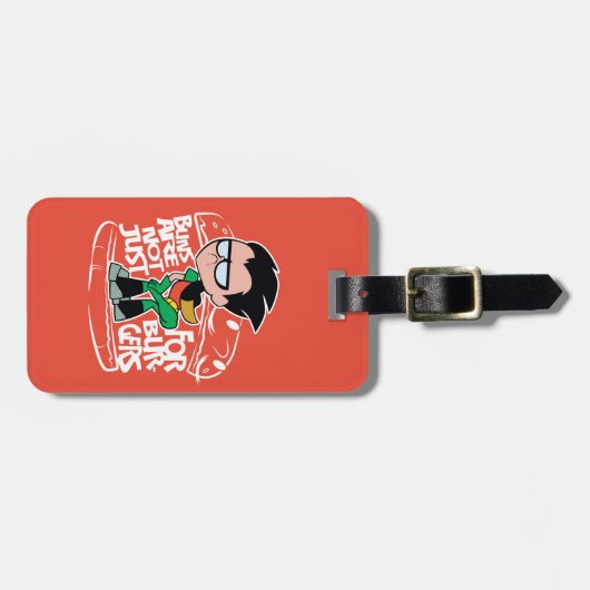 Tien Titans gaan! | Robin Booty Scooty Buns Bagagelabel (Voorkant horizontaal)