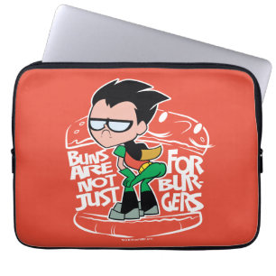 Tien Titans gaan! Robin Booty Scooty Buns Laptop Sleeve
