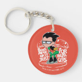 Tien Titans gaan! | Robin Booty Scooty Buns Sleutelhanger (Voorkant)