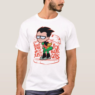 Tien Titans gaan!   Robin Booty Scooty Buns T-shirt