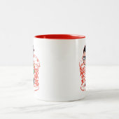 Tien Titans gaan! | Robin Booty Scooty Buns Tweekleurige Koffiemok (Center)