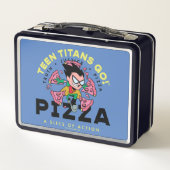 Tien Titans gaan! Robin "Truth Justice Pizza" (Achterkant)