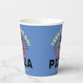 Tien Titans gaan! Robin "Truth Justice Pizza" Papieren Bekers (Links)