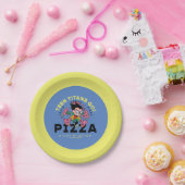 Tien Titans gaan! Robin "Truth Justice Pizza" Papieren Bordje (Feest)