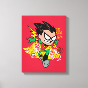 Tien Titans gaan! Robin's Arsenal Graphic Canvas Afdruk