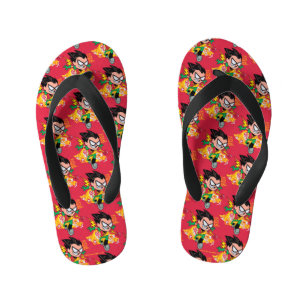 Tien Titans gaan! Robin's Arsenal Graphic Kinder Teenslippers