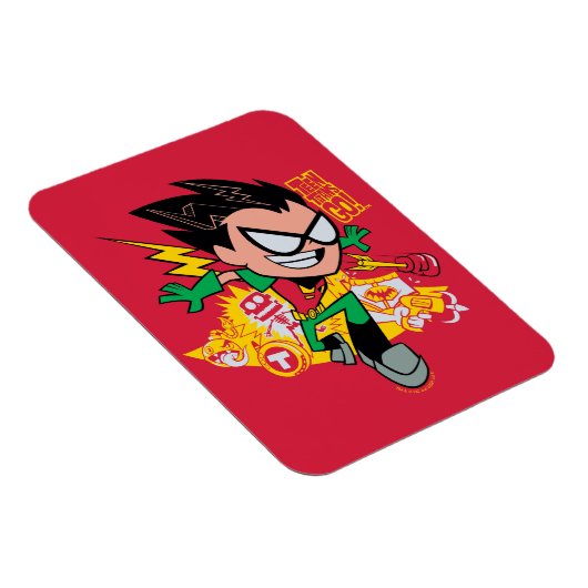 Tien Titans gaan! | Robin's Arsenal Graphic Magneet (Rechterzijde)