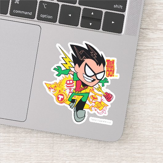 Tien Titans gaan! | Robin's Arsenal Graphic Sticker (Detail)