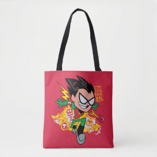 Tien Titans gaan! Robin's Arsenal Graphic Tote Bag