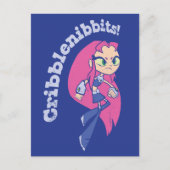 Tien Titans gaan! | Starfire "Cribblenibbits". Briefkaart (Voorkant)