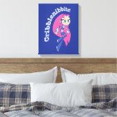 Tien Titans gaan! | Starfire "Cribblenibbits". Canvas Afdruk (Insitu (Slaapkamer))