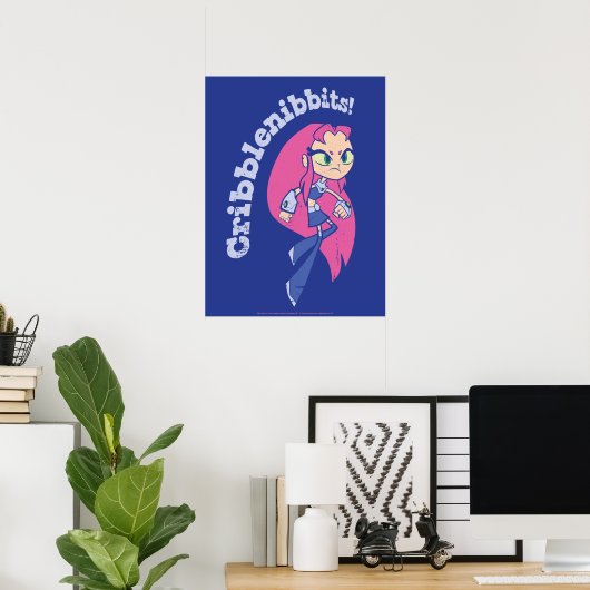 Tien Titans gaan! | Starfire "Cribblenibbits". Poster (Thuiskantoor)