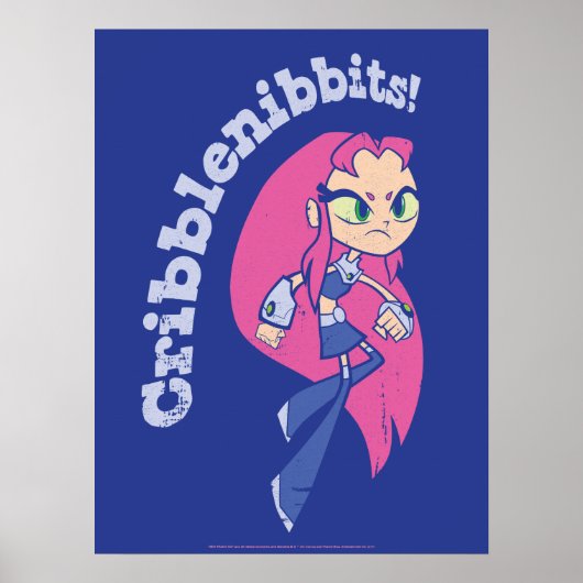 Tien Titans gaan! | Starfire "Cribblenibbits". Poster (Voorkant)