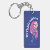 Tien Titans gaan! | Starfire "Cribblenibbits". Sleutelhanger (Voorkant Links)