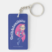 Tien Titans gaan! | Starfire "Cribblenibbits". Sleutelhanger (achterkant)
