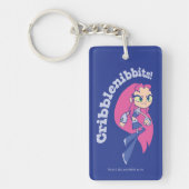 Tien Titans gaan! | Starfire "Cribblenibbits". Sleutelhanger (Voorkant)