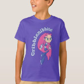 Tien Titans gaan! | Starfire "Cribblenibbits". T-shirt (Voorkant)