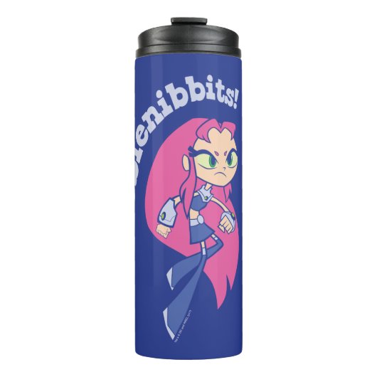 Tien Titans gaan! | Starfire "Cribblenibbits". Thermosbeker (Voorkant)