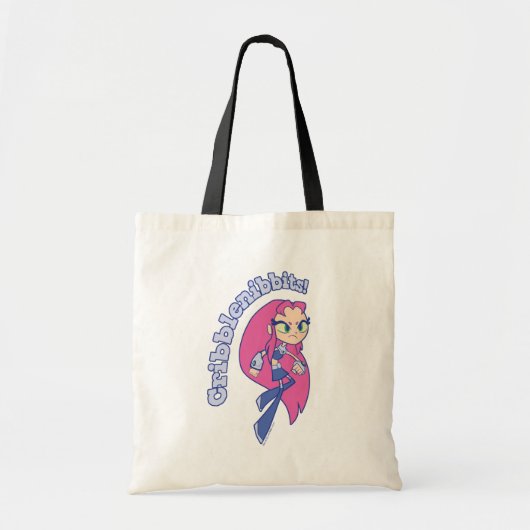 Tien Titans gaan! | Starfire "Cribblenibbits". Tote Bag (Voorkant)